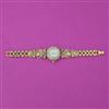 Antique Pearl Watch with Matte Gold Plating