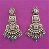 Antique Pearl Earring with Matte Gold Plating