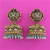 Antique Jhumki with Matte Gold Plating