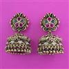 Antique Jhumki with Matte Gold Plating