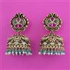 Antique Jhumki with Matte Gold Plating
