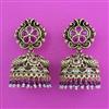Antique Jhumki with Matte Gold Plating