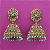 Antique Jhumki with Matte Gold Plating