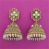 Antique Jhumki with Matte Gold Plating