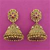 Antique Jhumki with Matte Gold Plating