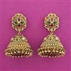 Antique Jhumki with Matte Gold Plating