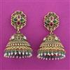 Antique Jhumki with Matte Gold Plating