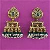 Antique Jhumki with Matte Gold Plating