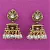 Antique Jhumki with Matte Gold Plating