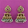 Antique Jhumki with Matte Gold Plating