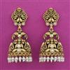 Antique Jhumki with Matte Gold Plating