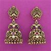 Antique Jhumki with Matte Gold Plating