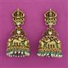 Antique Jhumki with Matte Gold Plating