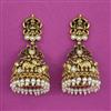 Antique Jhumki with Matte Gold Plating