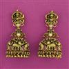 Antique Jhumki with Matte Gold Plating