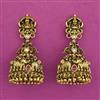 Antique Jhumki with Matte Gold Plating