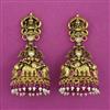 Antique Jhumki with Matte Gold Plating