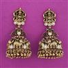 Antique Jhumki with Matte Gold Plating