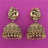 Antique Jhumki with Matte Gold Plating