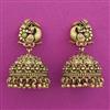 Antique Jhumki with Matte Gold Plating