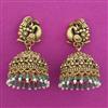 Antique Jhumki with Matte Gold Plating