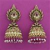 Antique Jhumki with Matte Gold Plating