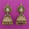 Antique Jhumki with Matte Gold Plating