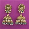 Antique Jhumki with Matte Gold Plating