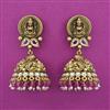 Antique Jhumki with Matte Gold Plating