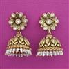 Antique Jhumki with Matte Gold Plating