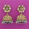 Antique Jhumki with Matte Gold Plating