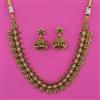 Antique Classic Necklace with Matte Gold Plating