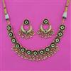 Antique Classic Necklace with Matte Gold Plating