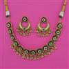 Antique Classic Necklace with Matte Gold Plating