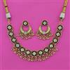 Antique Classic Necklace with Matte Gold Plating