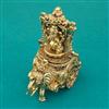 Antique Temple Sindoor Box with Matte Gold Plating