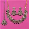 Antique Pearl Necklace with Mehndi Plating