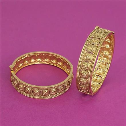 Antique Temple Bangles with Gold Plating