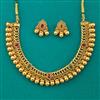 Antique Classic Necklace with Matte Gold Plating