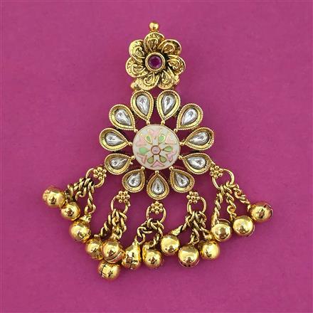 Antique Classic Hair Brooch with Gold Plating