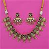 Antique Classic Necklace with Matte Gold Plating