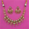 Antique Classic Necklace with Matte Gold Plating