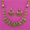 Antique Classic Necklace with Matte Gold Plating