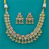 Antique Classic Necklace with Matte Gold Plating