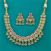 Antique Classic Necklace with Matte Gold Plating