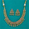 Antique Classic Necklace with Matte Gold Plating