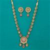 Antique Classic Necklace with Matte Gold Plating