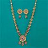 Antique Classic Necklace with Matte Gold Plating