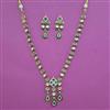 Antique Classic Necklace with Matte Gold Plating