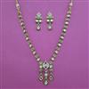 Antique Classic Necklace with Matte Gold Plating